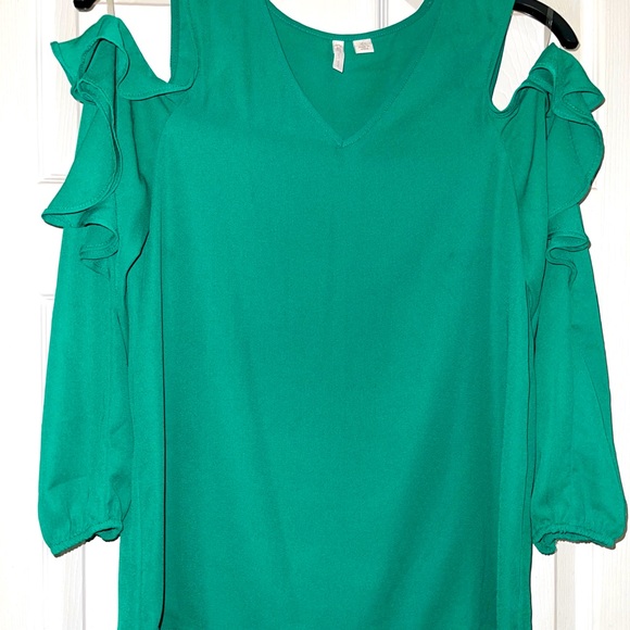 Cold-shoulder Blouse - Picture 1 of 3